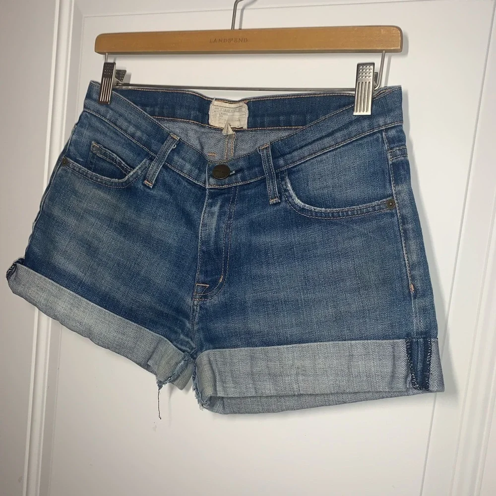 Current/Elliott Jean Shorts Cuffed Size 25-0